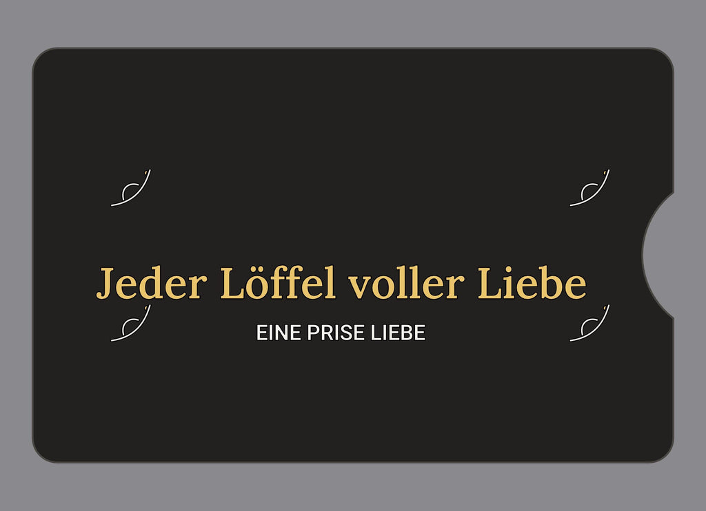 Display-Abdeckung passend für Thermomix TM6 – Jeder Löffel voller Liebe | mehrfarbig, Wunschfarbe möglich