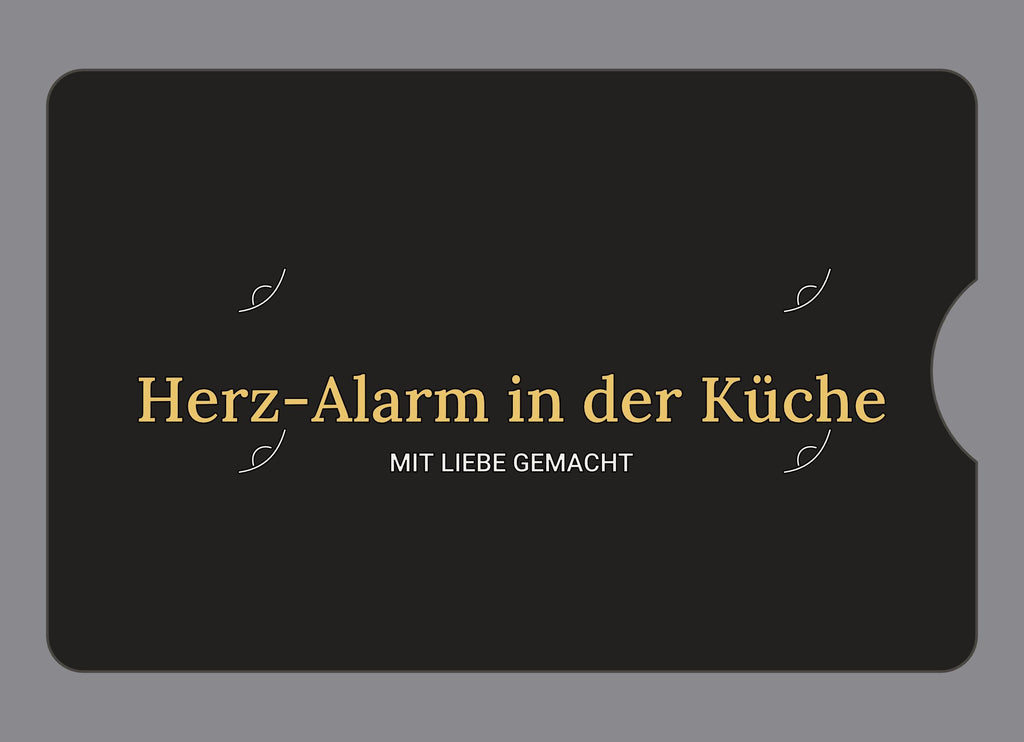 Display-Abdeckung passend für Thermomix TM6 – Herz-Alarm in der Küche | mehrfarbig, Wunschfarbe möglich