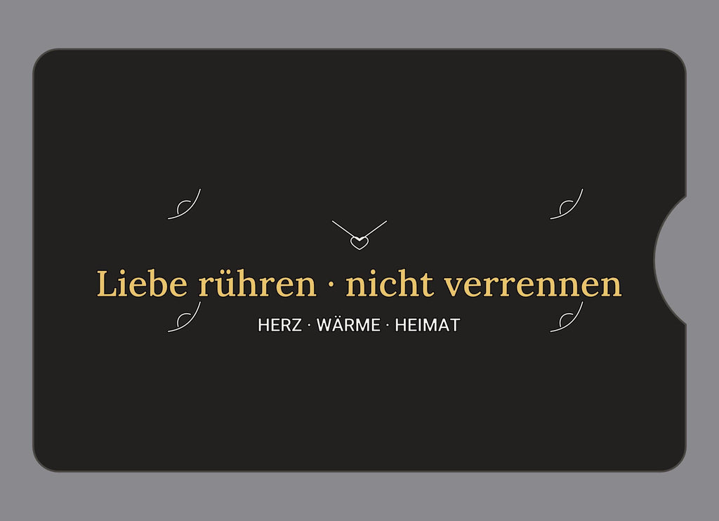 Display-Abdeckung passend für Thermomix TM6 – Liebe rühren · nicht verrennen | mehrfarbig, Wunschfarbe möglich