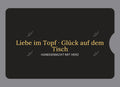 Display-Abdeckung passend für Thermomix TM6 – Liebe im Topf · Glück auf dem Tisch | mehrfarbig, Wunschfarbe möglich
