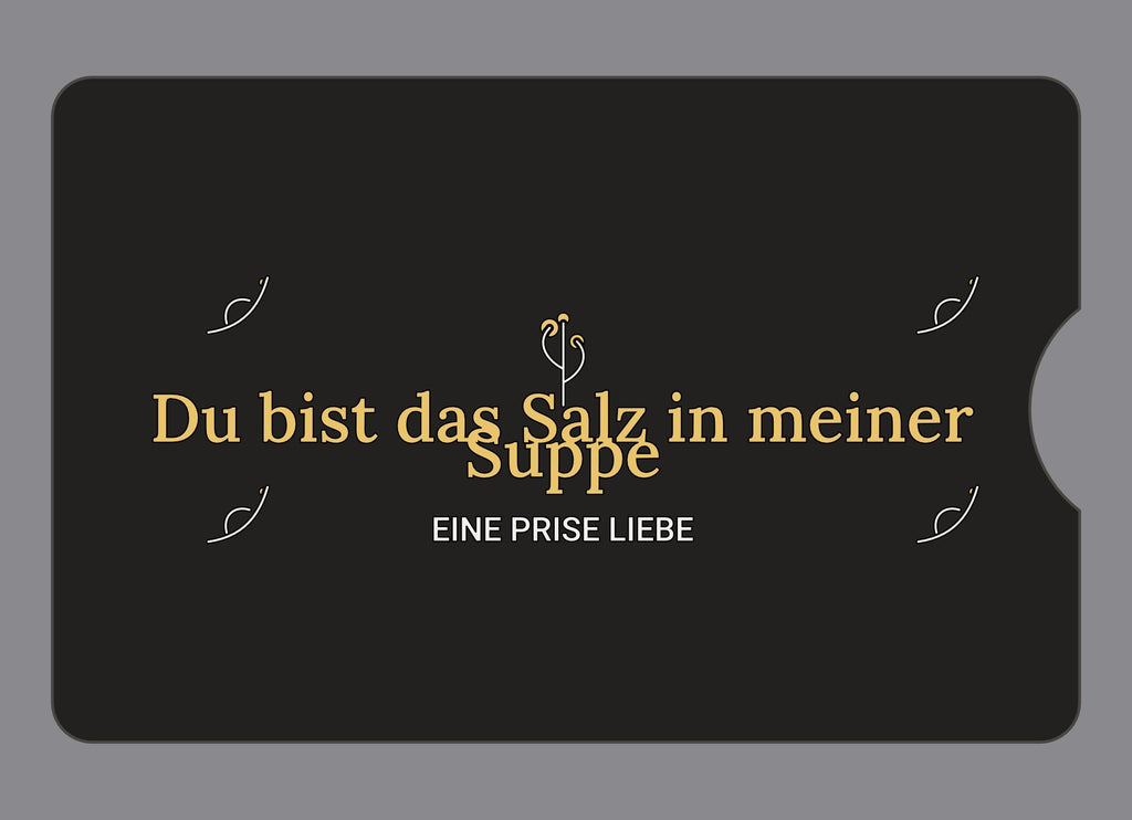 Display-Abdeckung passend für Thermomix TM6 – Du bist das Salz in meiner Suppe | mehrfarbig, Wunschfarbe möglich