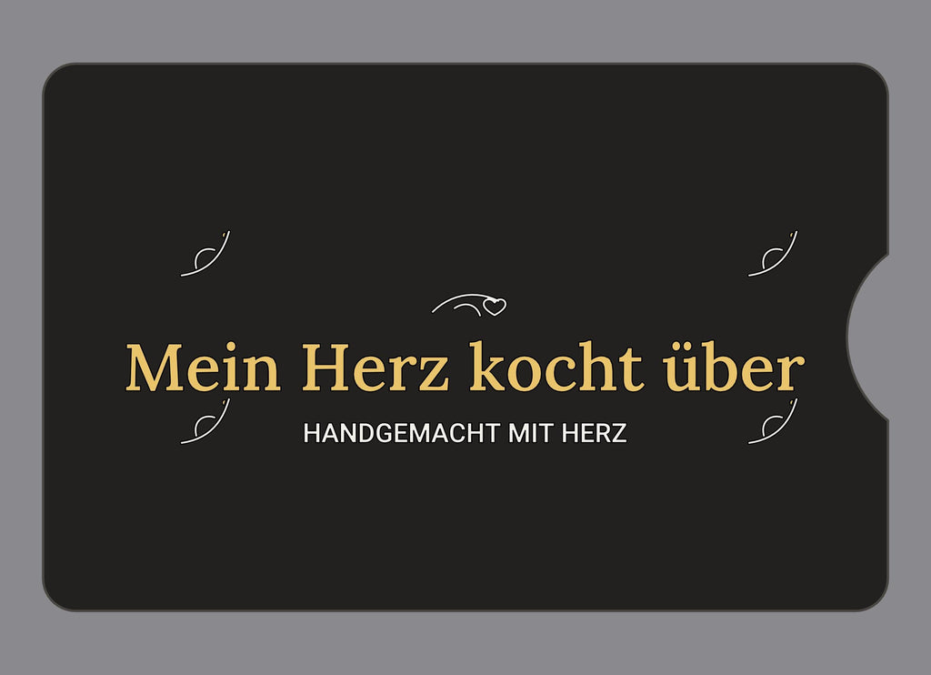 Display-Abdeckung passend für Thermomix TM6 – Mein Herz kocht über | mehrfarbig, Wunschfarbe möglich
