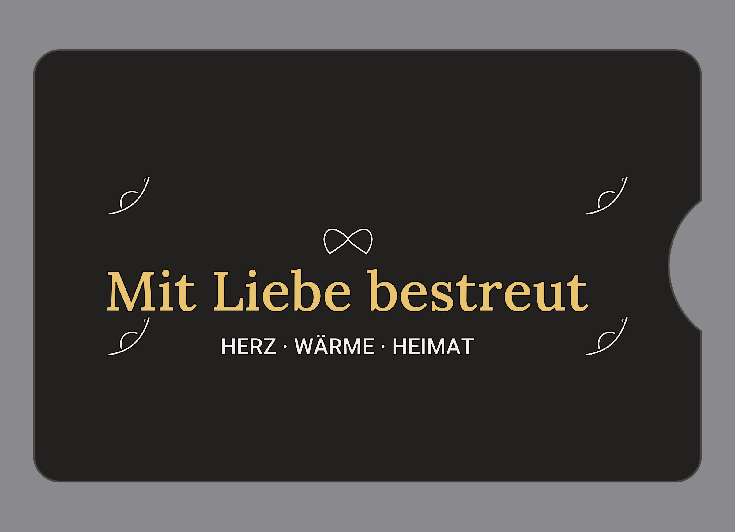 Display-Abdeckung passend für Thermomix TM6 – Mit Liebe bestreut | mehrfarbig, Wunschfarbe möglich