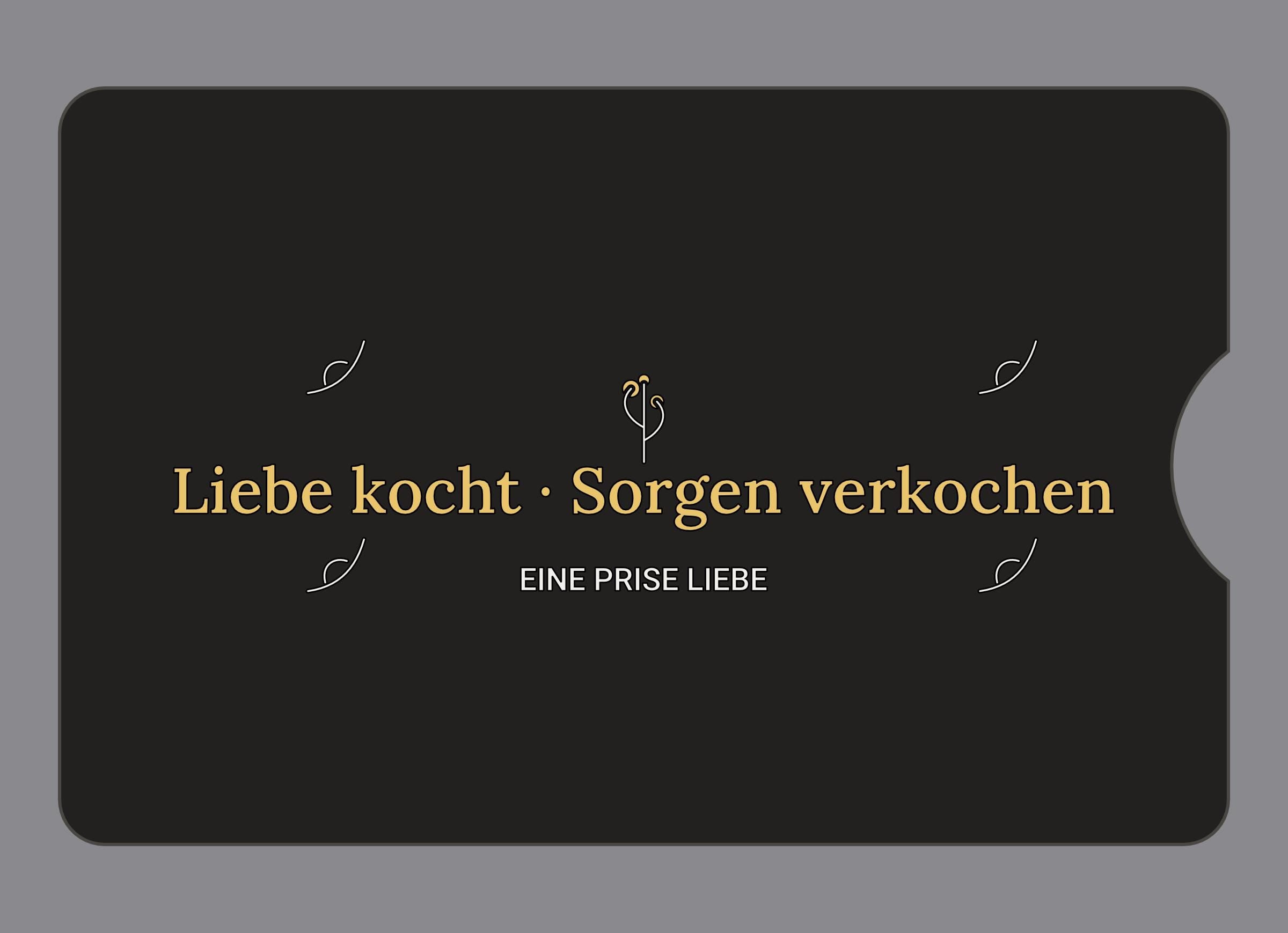 Display-Abdeckung passend für Thermomix TM6 – Liebe kocht · Sorgen verkochen | mehrfarbig, Wunschfarbe möglich