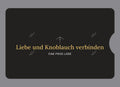 Display-Abdeckung passend für Thermomix TM6 – Liebe und Knoblauch verbinden | mehrfarbig, Wunschfarbe möglich