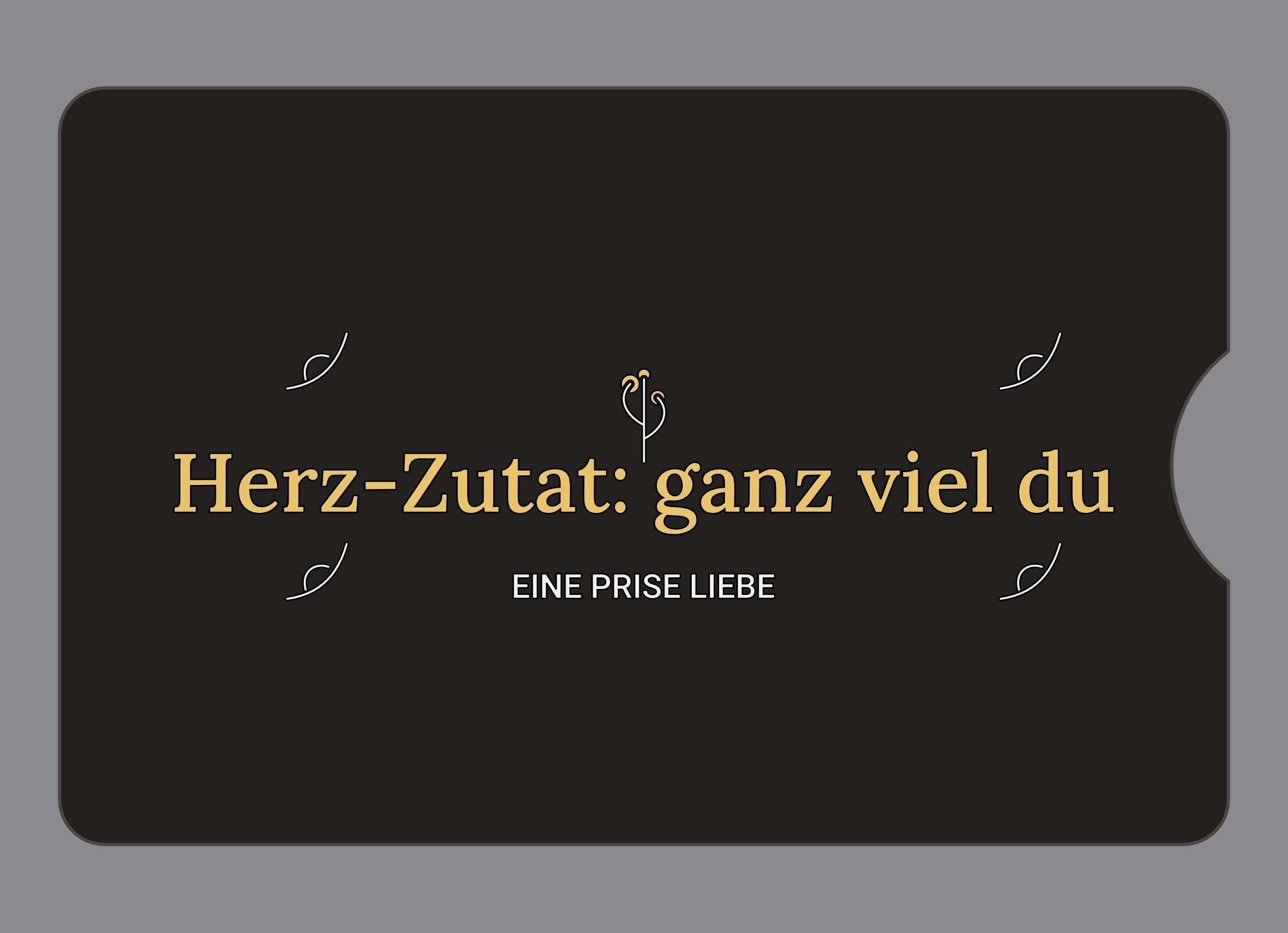 Display-Abdeckung passend für Thermomix TM6 – Herz-Zutat: ganz viel du | mehrfarbig, Wunschfarbe möglich