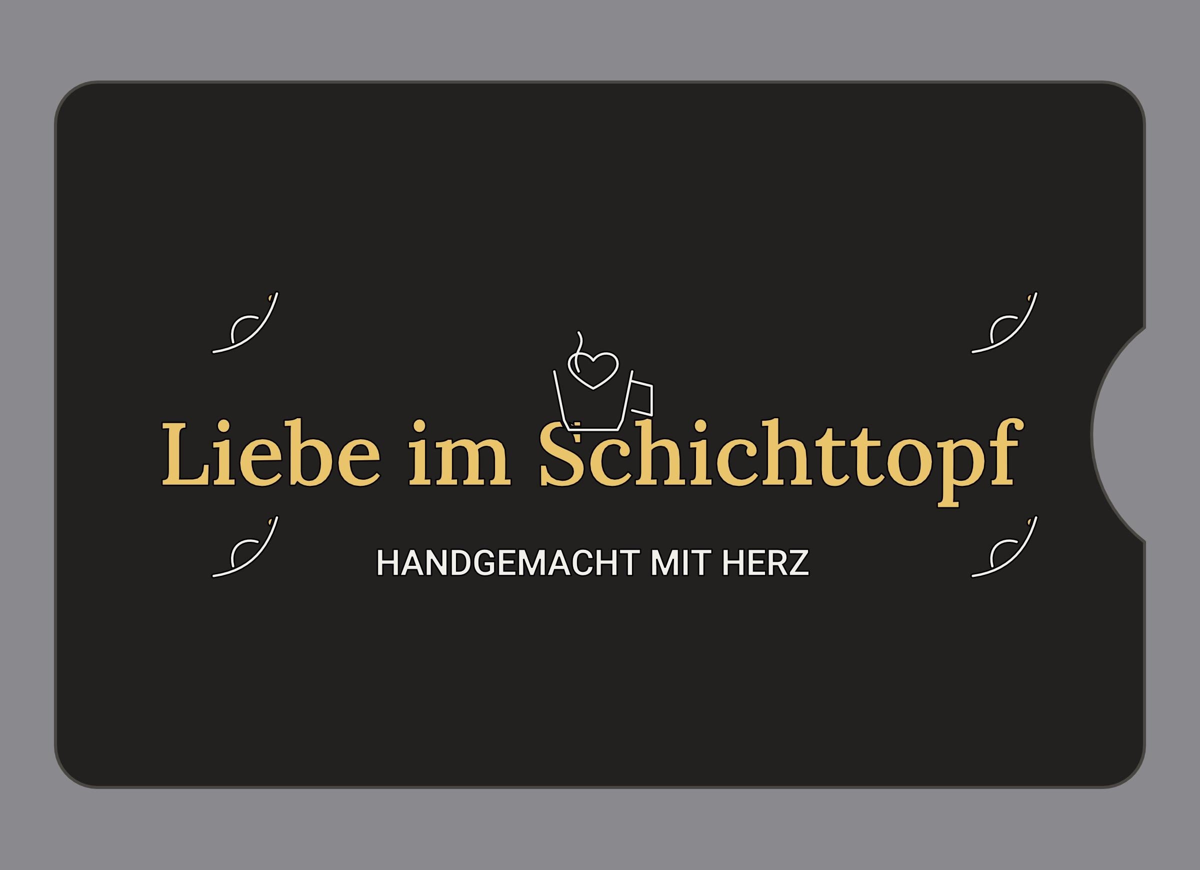 Display-Abdeckung passend für Thermomix TM6 – Liebe im Schichttopf | mehrfarbig, Wunschfarbe möglich