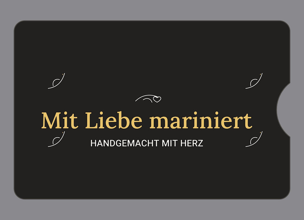 Display-Abdeckung passend für Thermomix TM6 – Mit Liebe mariniert | mehrfarbig, Wunschfarbe möglich