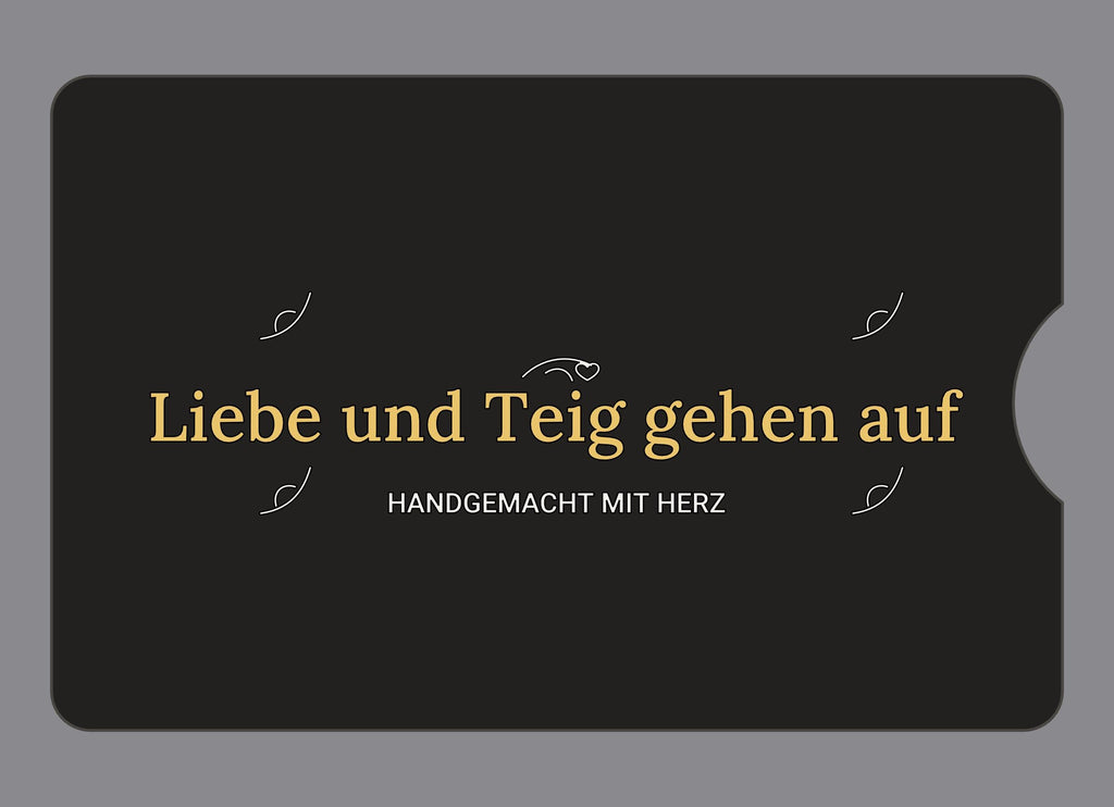 Display-Abdeckung passend für Thermomix TM6 – Liebe und Teig gehen auf | mehrfarbig, Wunschfarbe möglich