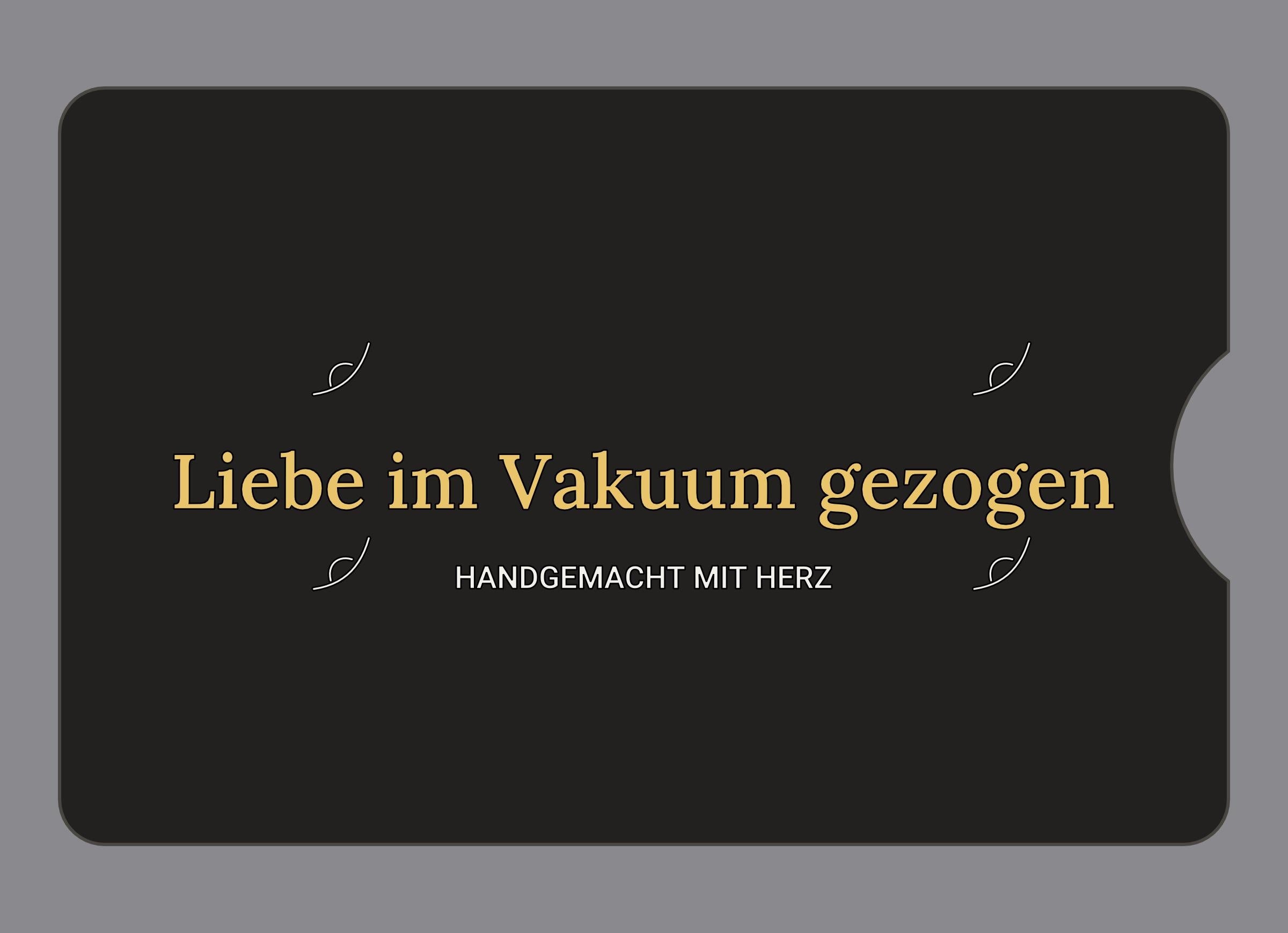 Display-Abdeckung passend für Thermomix TM6 – Liebe im Vakuum gezogen | mehrfarbig, Wunschfarbe möglich