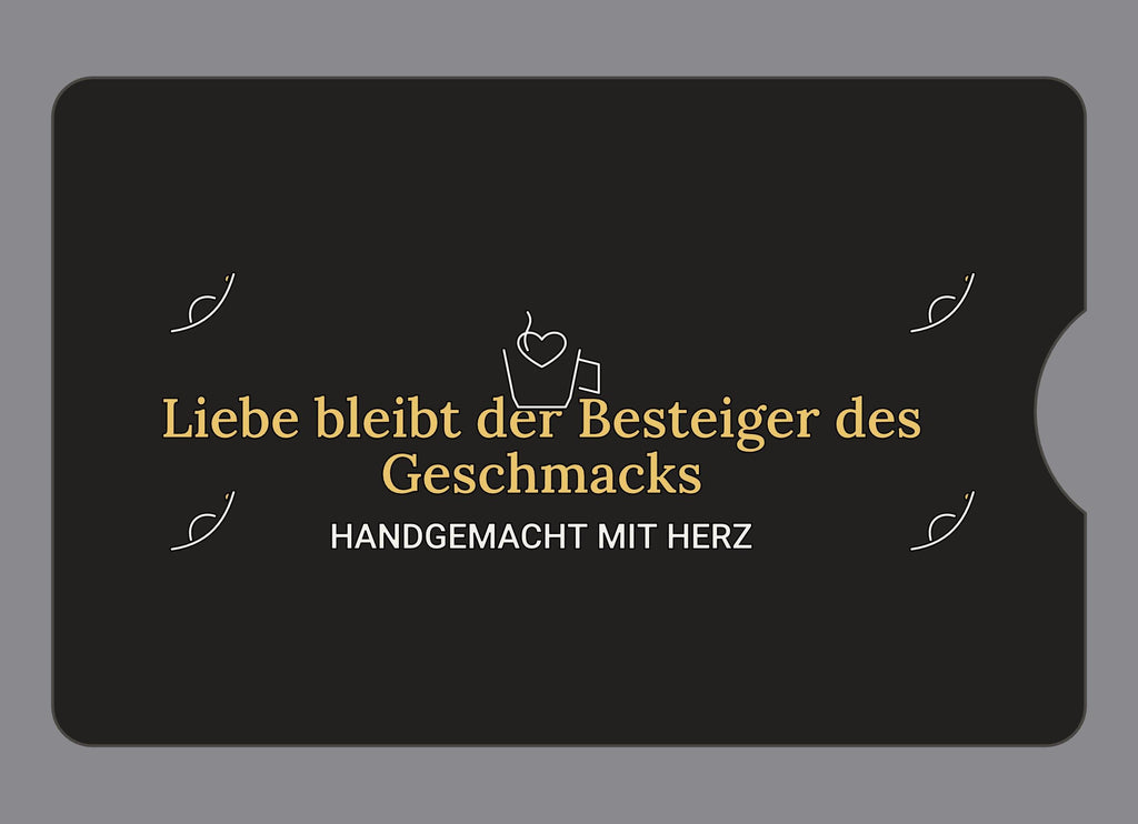 Display-Abdeckung passend für Thermomix TM6 – Liebe bleibt der Besteiger des Geschmacks | mehrfarbig, Wunschfarbe möglich