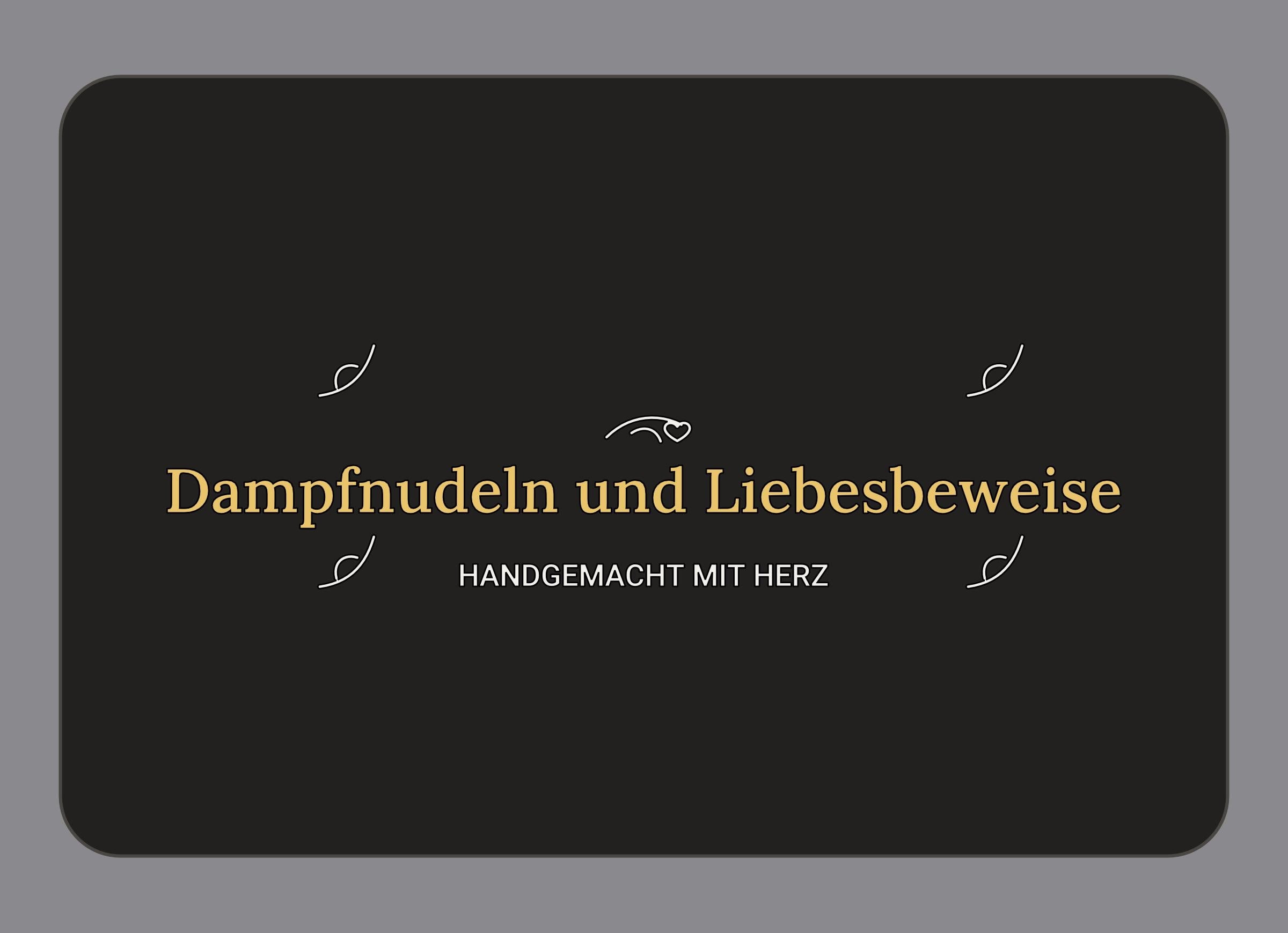 Display-Abdeckung passend für Thermomix TM7 – Dampfnudeln und Liebesbeweise | mehrfarbig, Wunschfarbe möglich