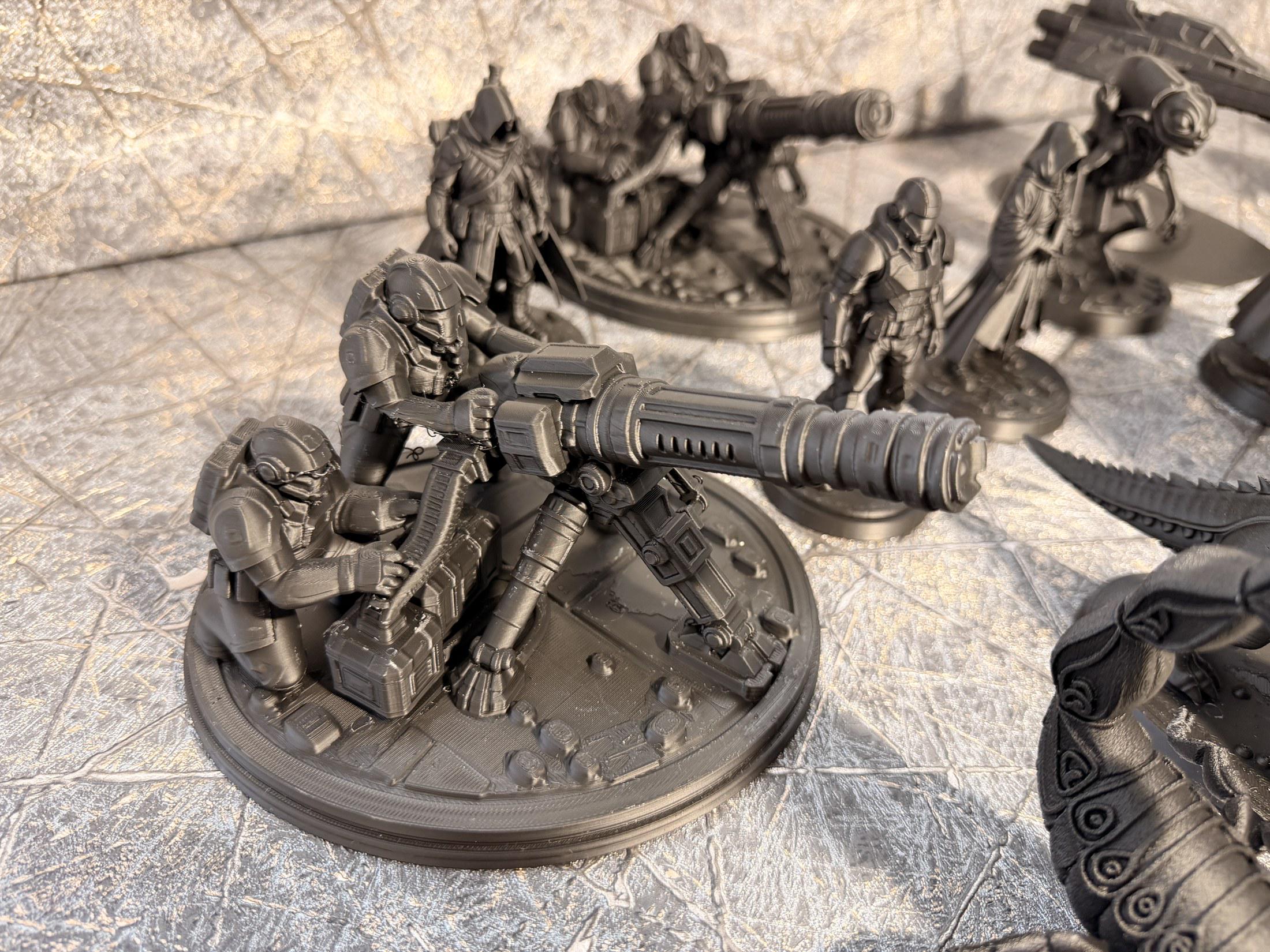 Galactic Frontier Sci-Fi Miniaturen 3D-Druck STL