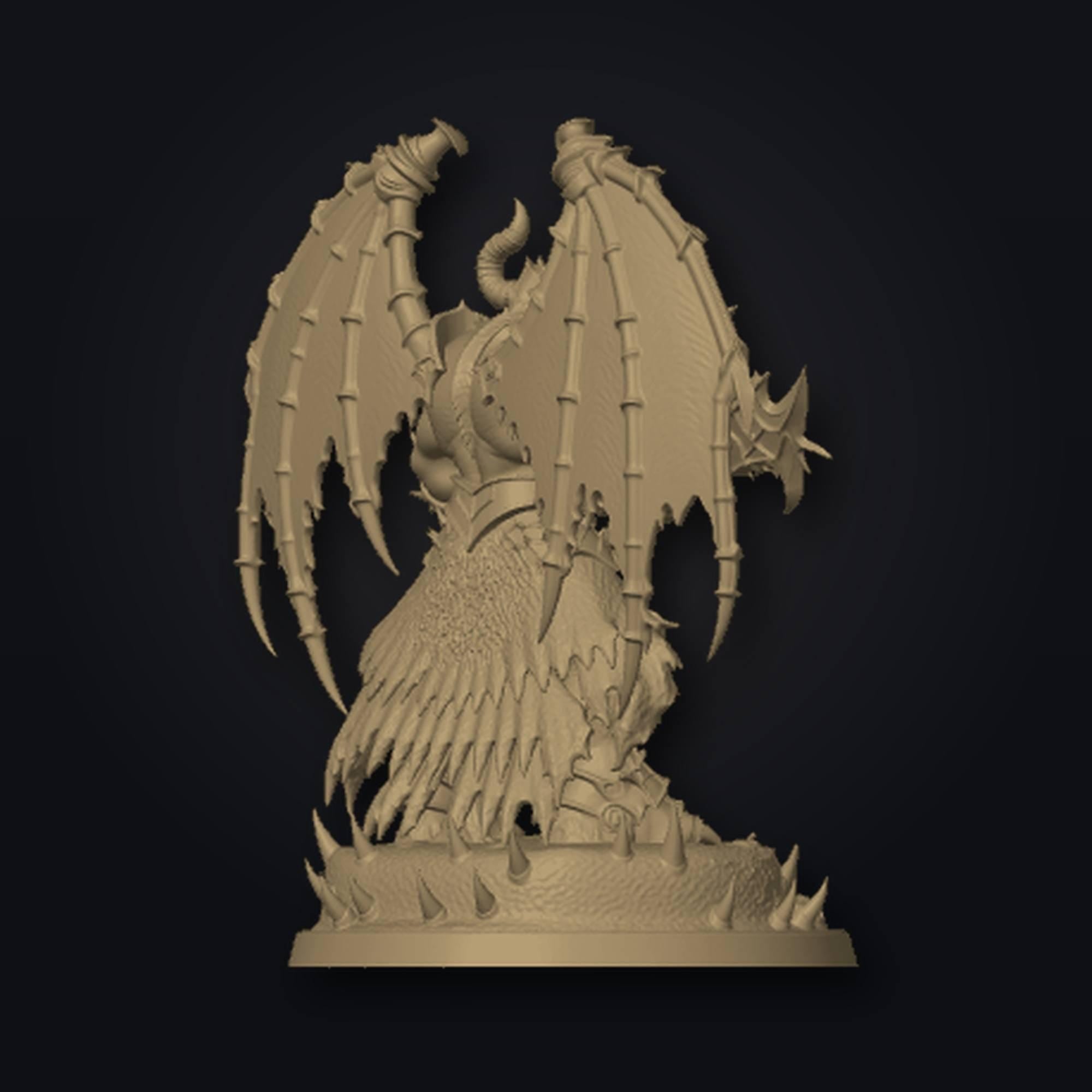 Dark Fantasy Boss 01 STL Datei | Private Lizenz für 3D Druck
