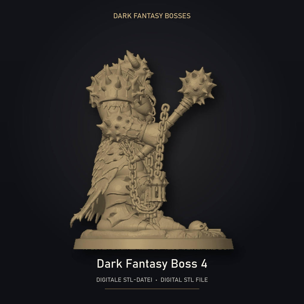 Dark Fantasy Boss 04 STL Datei | Private Lizenz für 3D Druck