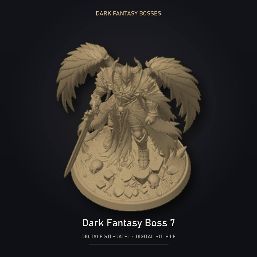 Dark Fantasy Boss 07 STL Datei | Private Lizenz für 3D Druck