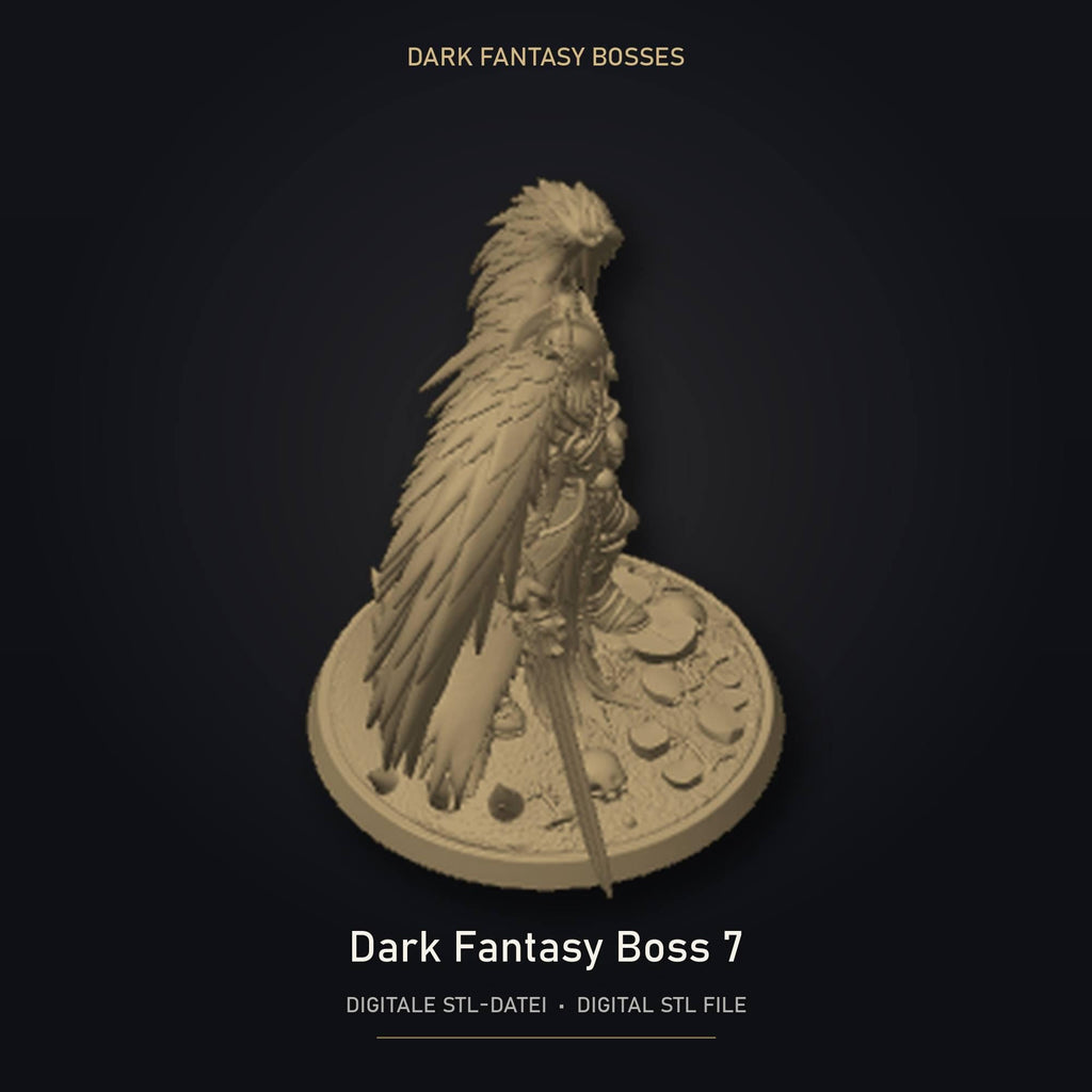 Dark Fantasy Boss 07 STL Datei | Gewerbelizenz für 3D Druck