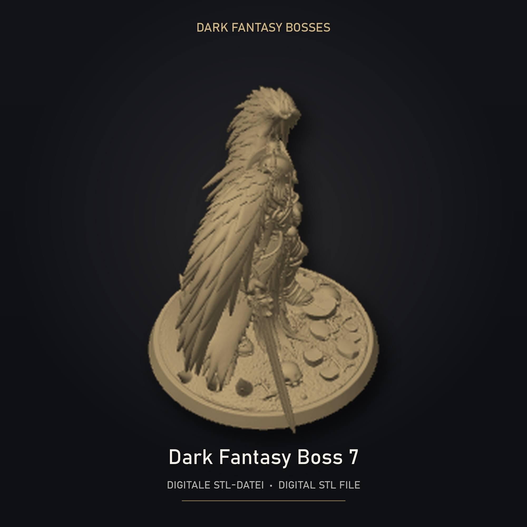 Dark Fantasy Boss 07 STL Datei | Gewerbelizenz für 3D Druck
