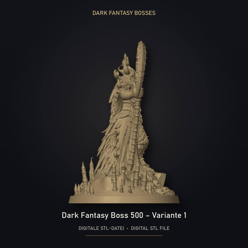 Dark Fantasy Boss 500 - Variante 1 STL Datei | Gewerbelizenz für 3D Druck