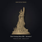 Dark Fantasy Boss 500 - Variante 1 STL Datei | Gewerbelizenz für 3D Druck