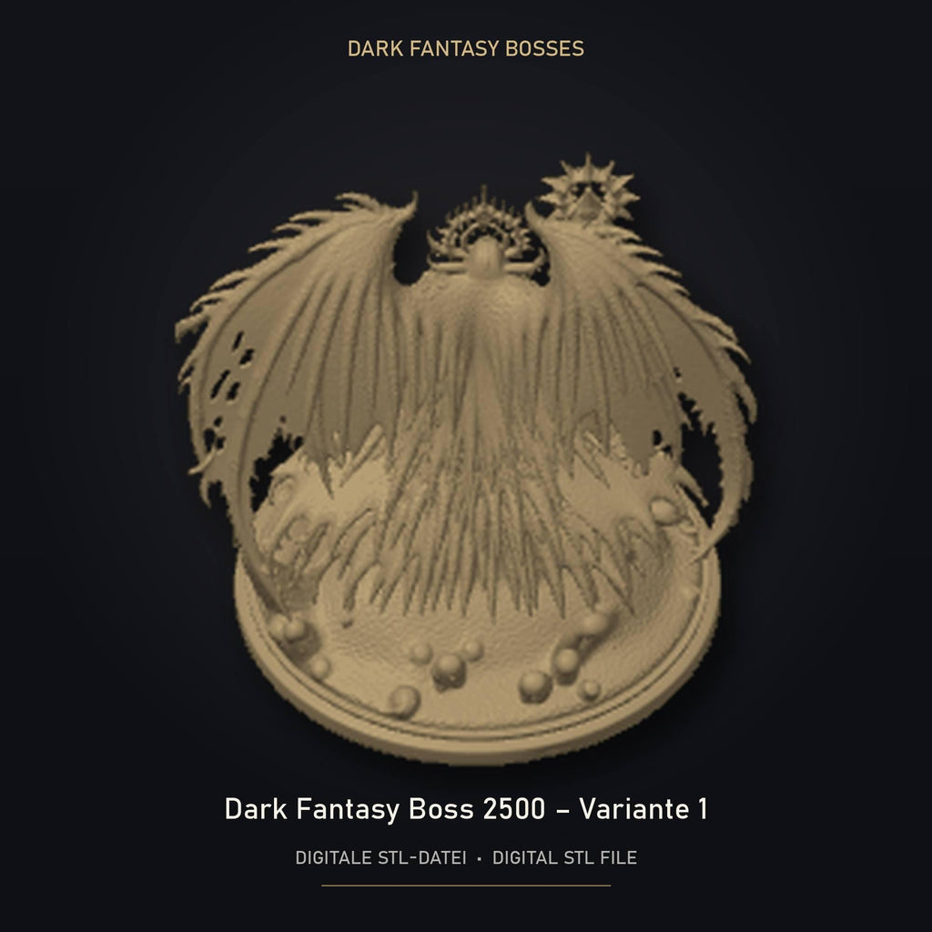 Dark Fantasy Boss 2500 - Variante 1 STL Datei | Gewerbelizenz für 3D Druck