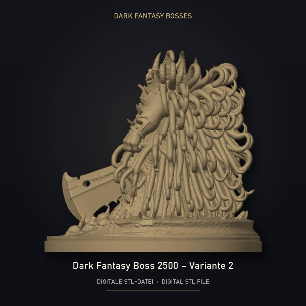 Dark Fantasy Boss 2500 - Variante 2 STL Datei | Private Lizenz für 3D Druck