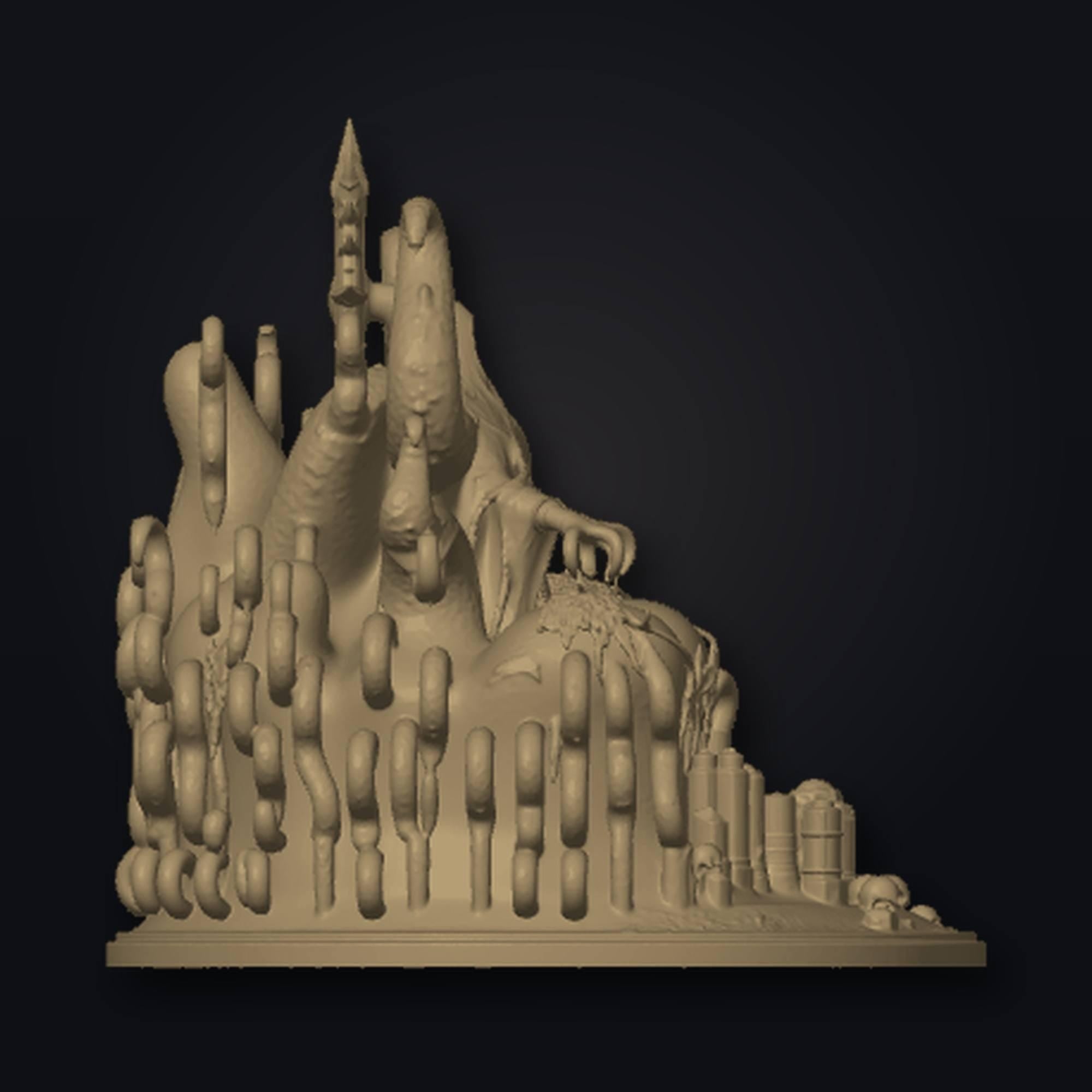 Dark Fantasy Boss 3000 - Variante 2 STL Datei | Gewerbelizenz für 3D Druck