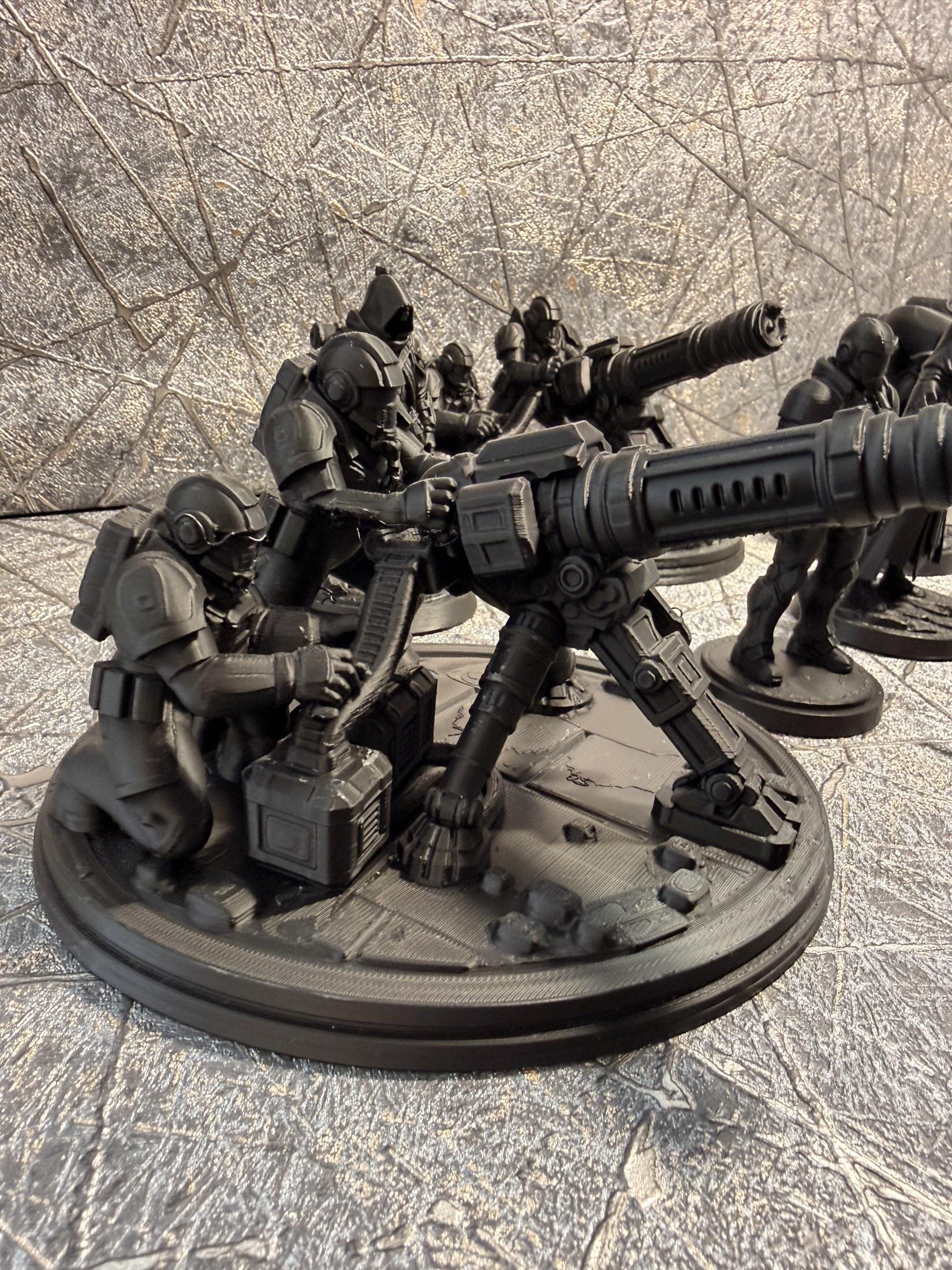 Galactic Frontier Sci-Fi Miniaturen 3D-Druck STL