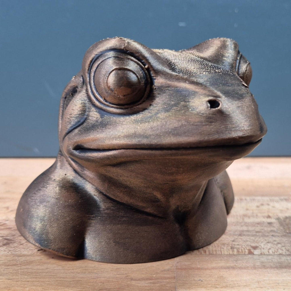 Froschbüste – markantes Tierporträt mit großen Augen | 19 Farben & 3 Größen | Made in Germany