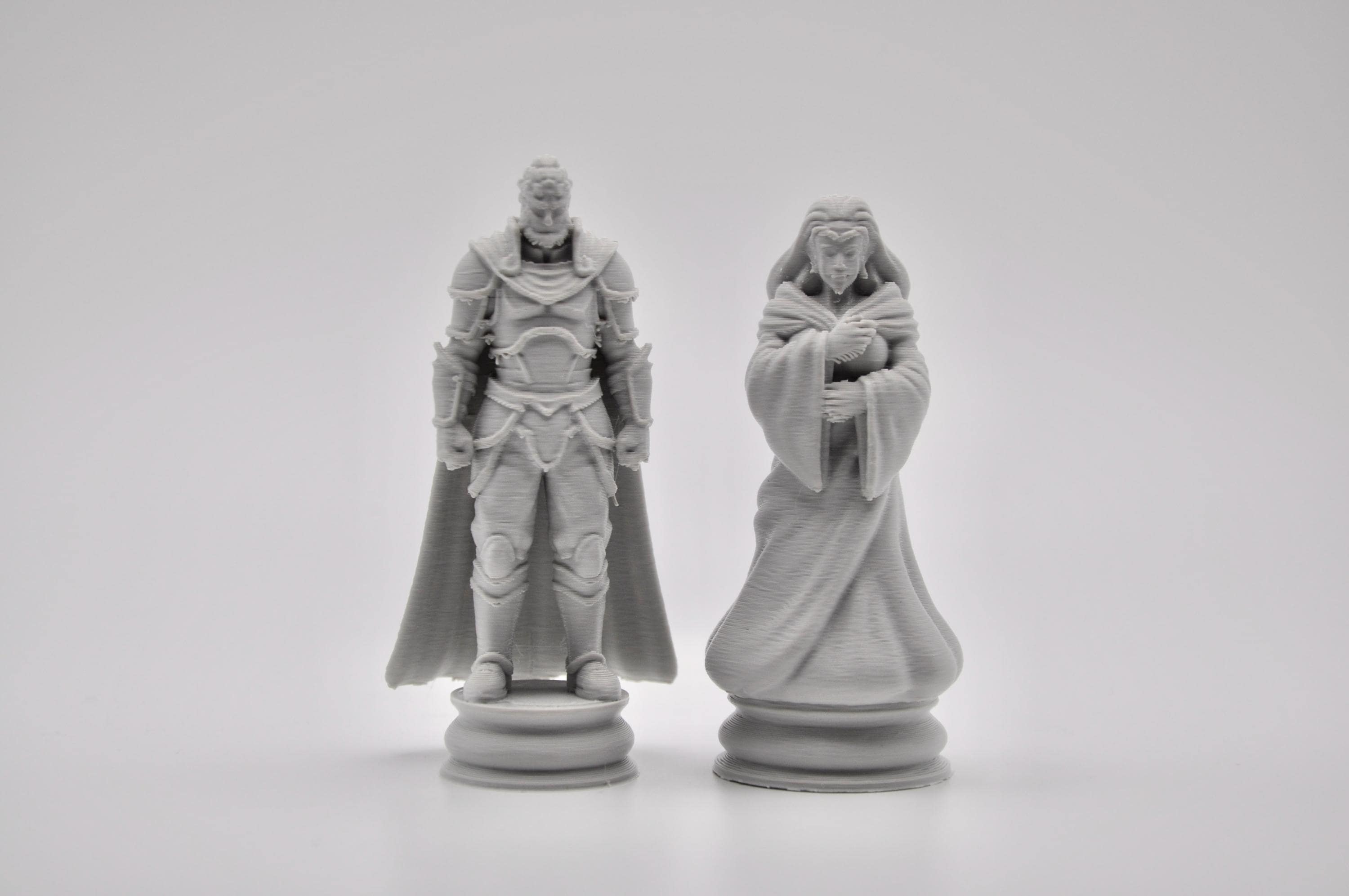 Fantasy-Schurken-Schachfigurenset – komplettes 32-teiliges, 3D-gedrucktes PLA-Schachset | Geschenk für Schachfans | Made in Germany FehnFactory