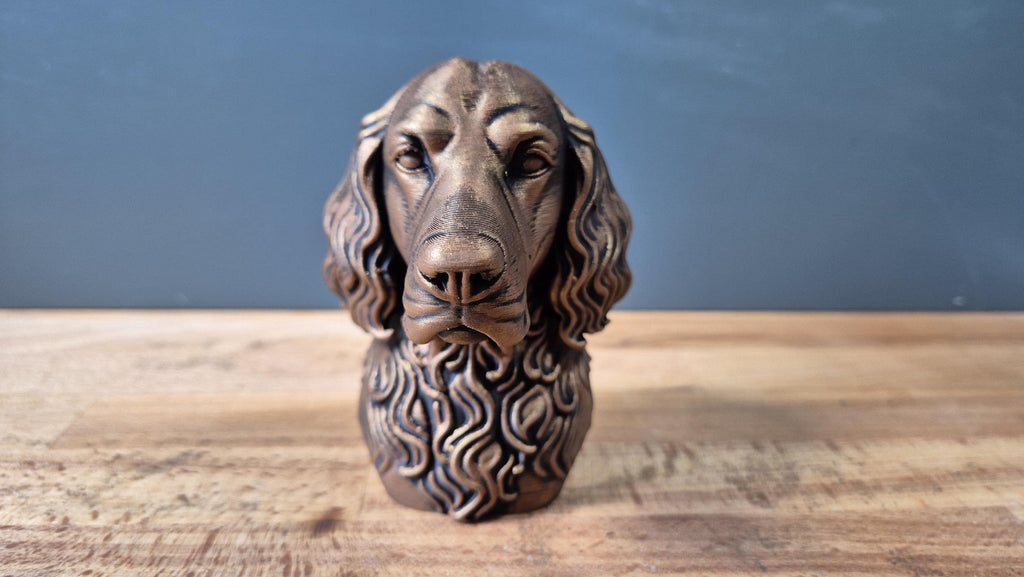 Gordon Setter – detailreiche Hundebüste mit langen Wellenohren | 19 Farben & 3 Größen | Made in Germany