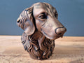 Flat-Coated Retriever – detailreiche Hundebüste mit welligem Brustfell | 19 Farben & 3 Größen | Made in Germany
