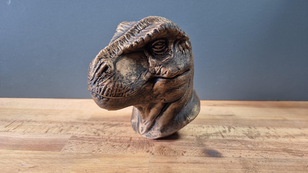 Tyrannosaurus Rex – detailreiche T-Rex-Dinosaurierbüste | 19 Farben & 3 Größen | Made in Germany