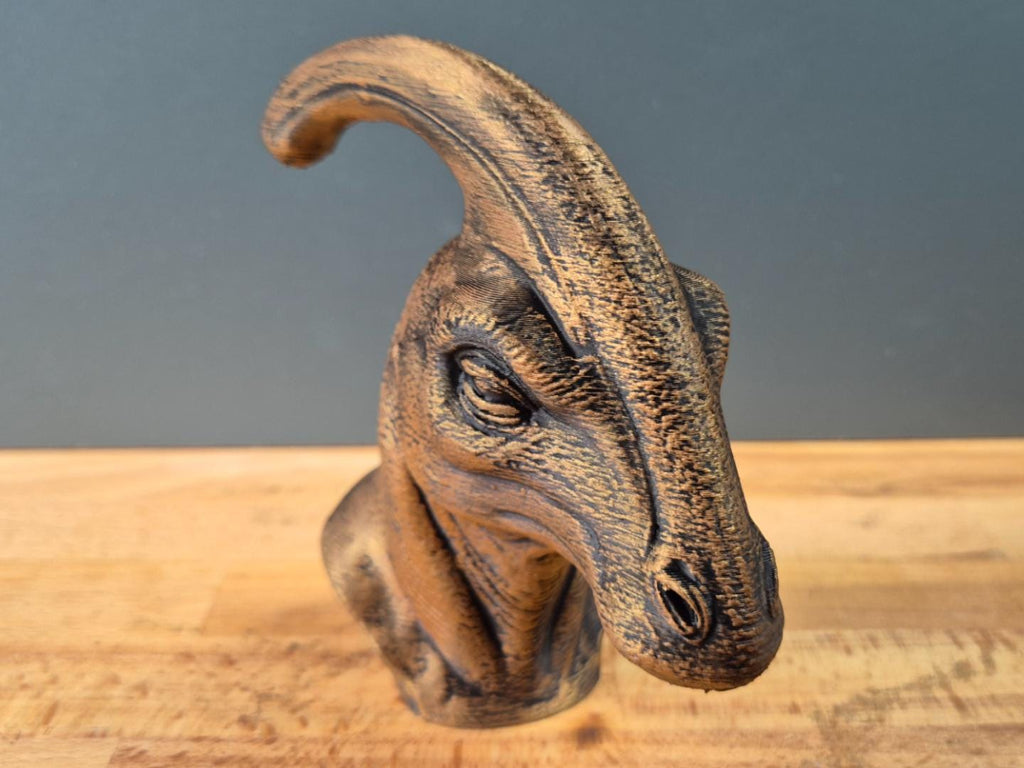 Parasaurolophus – detailreiche Dinosaurierbüste mit Kopfkamm | 19 Farben & 3 Größen | Made in Germany