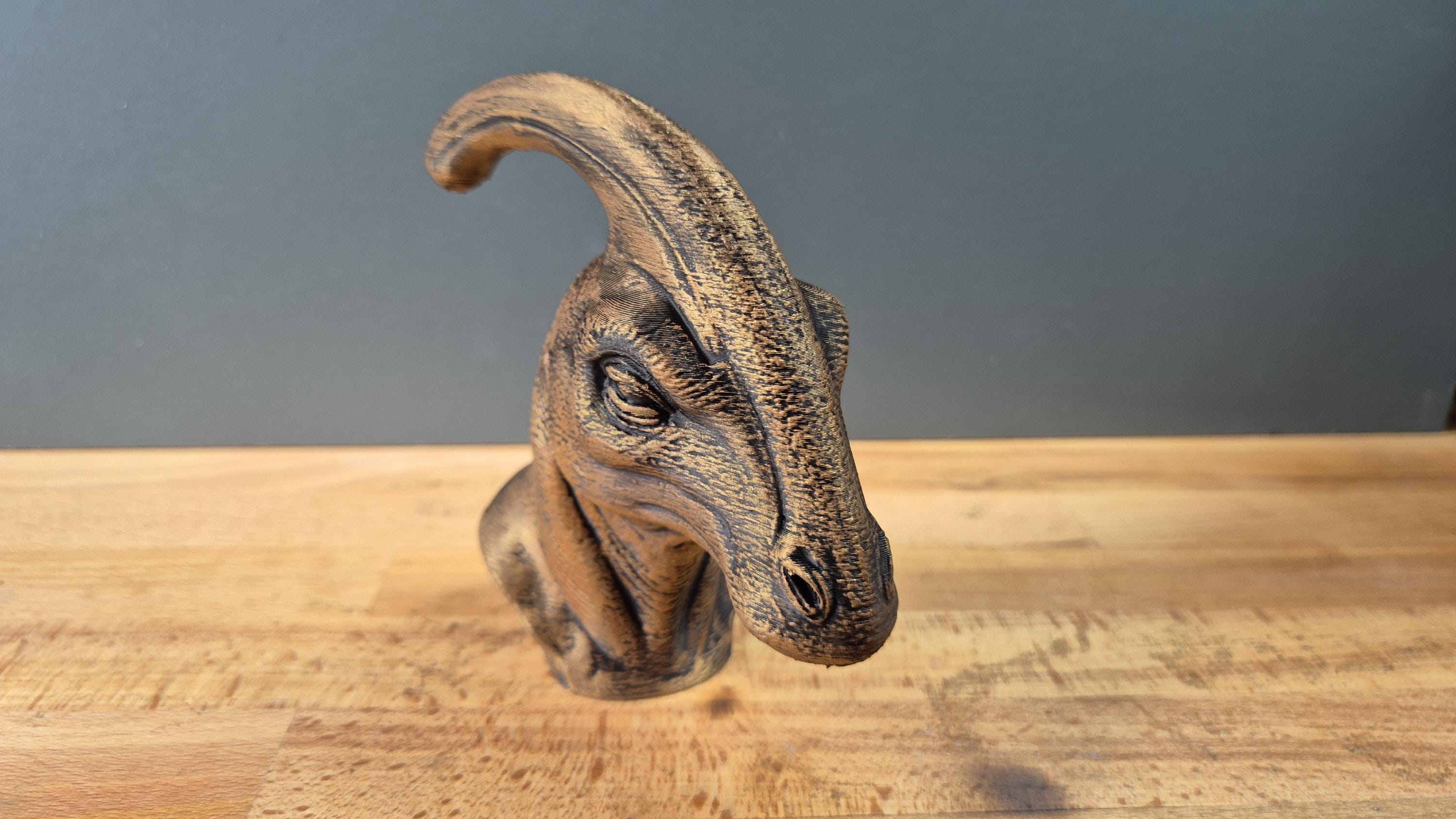Parasaurolophus – detailreiche Dinosaurierbüste mit Kopfkamm | 19 Farben & 3 Größen | Made in Germany