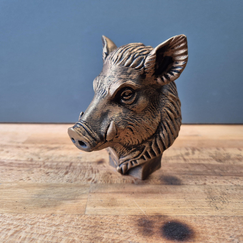 Wildschwein – detailreiche Tierbüste mit Hauern | 19 Farben & 3 Größen | Made in Germany