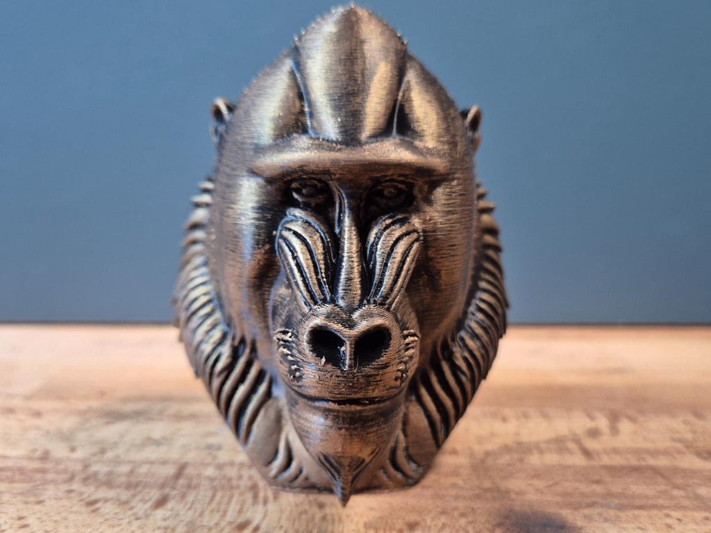 Mandrill – detailreiche Affenbüste mit markantem Gesicht | 19 Farben & 3 Größen | Made in Germany