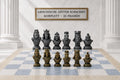 Griechische-Mythologie-Schachfigurenset – komplettes 32-teiliges, 3D-gedrucktes PLA-Schachset | Geschenk für Schachfans | Made in Germany FehnFactory