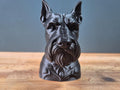 Schnauzer – detailreiche Hundebüste mit markanten Stehohren und Bart | 19 Farben & 3 Größen | Made in Germany