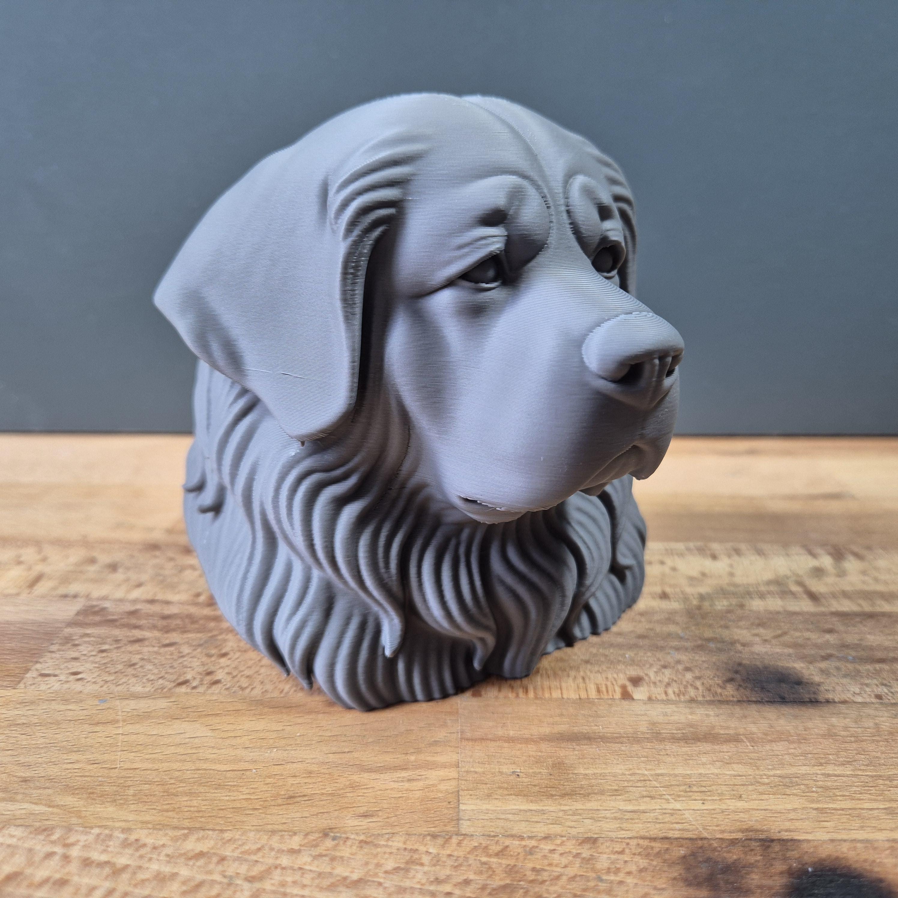 Tibetdogge – detailreiche Hundebüste mit mächtigem Fellkragen | 19 Farben & 3 Größen | Made in Germany