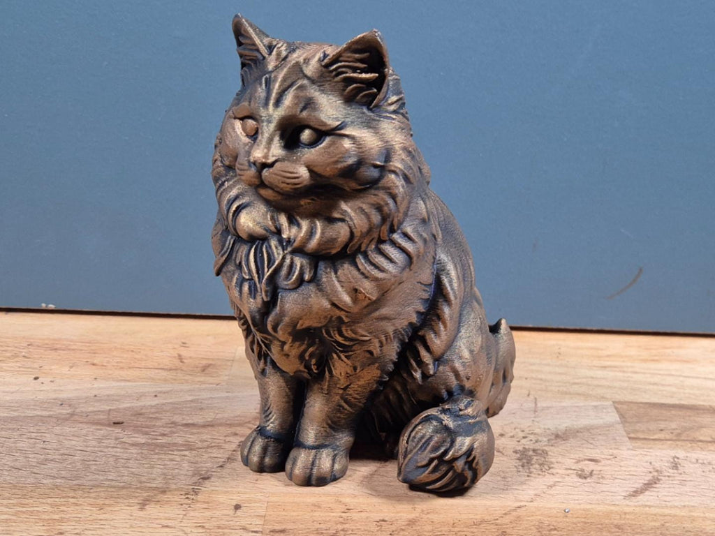 Ragdoll-Katze – detailreiche sitzende Katzenfigur | 19 Farben & 3 Größen | Made in Germany