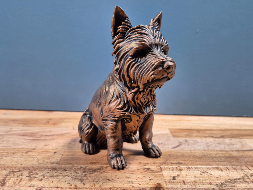 Westie – detailreiche sitzende Hundefigur | West Highland White Terrier | 19 Farben & 3 Größen | Made in Germany