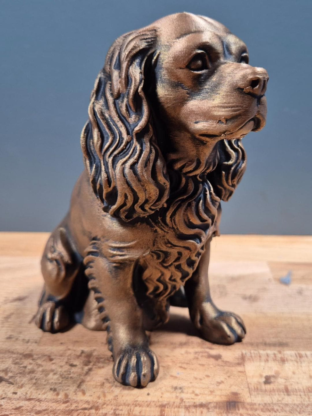 Cavalier King Charles Spaniel – elegante sitzende Hundefigur mit Wellenohren | 19 Farben & 3 Größen | Made in Germany