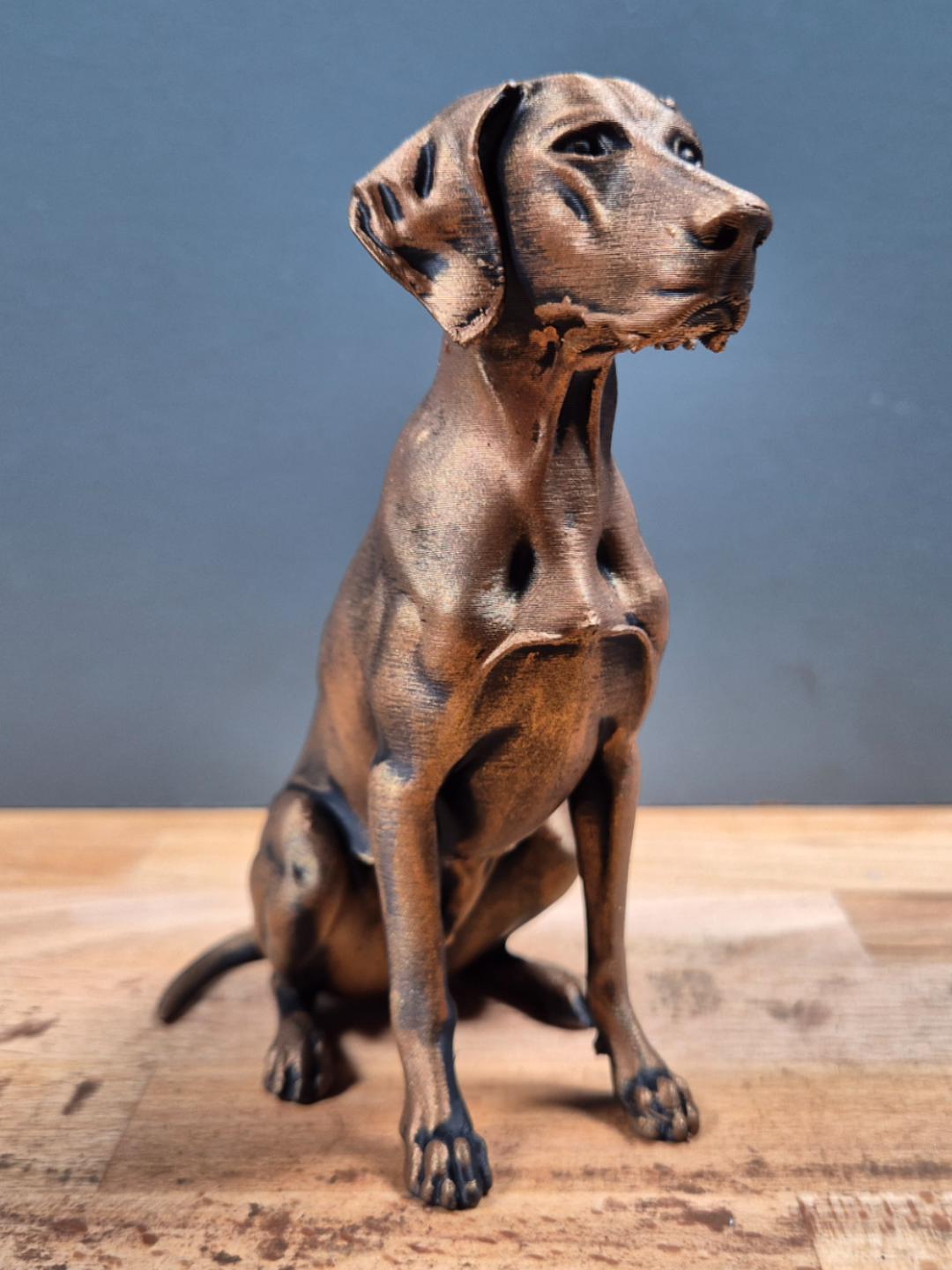 Deutsch Kurzhaar – athletische sitzende Hundefigur | Jagdhund, Pointer | 19 Farben & 3 Größen | Made in Germany