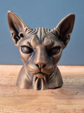 Sphynx-Katze – elegante Katzenbüste mit großen Ohren | 19 Farben & 3 Größen | Made in Germany