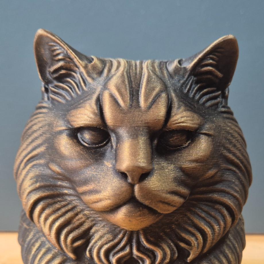Sibirische Katze – kompakte Katzenbüste mit üppiger Halskrause | 19 Farben & 3 Größen | Made in Germany