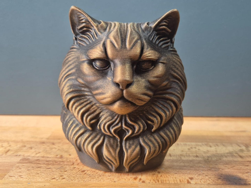 Sibirische Katze – kompakte Katzenbüste mit üppiger Halskrause | 19 Farben & 3 Größen | Made in Germany