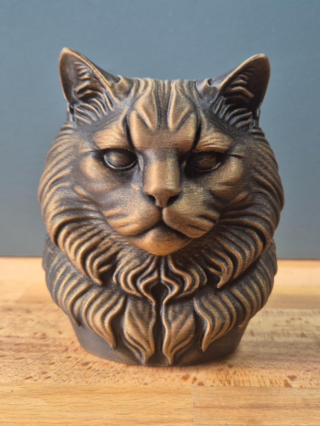 Sibirische Katze – kompakte Katzenbüste mit üppiger Halskrause | 19 Farben & 3 Größen | Made in Germany