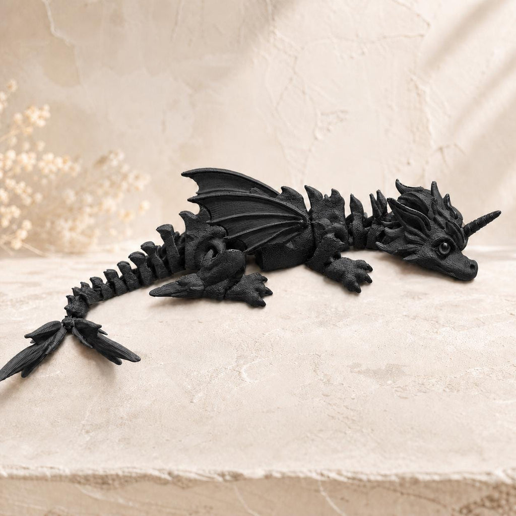 Flexi-Einhorn-Drache – bewegliche Fantasyfigur | 5 Größen & 7 Farben | Made in Germany FehnFactory