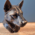 Dingo-Büste – realistischer australischer Wildhund | Hundefigur | 19 Farben & 3 Größen